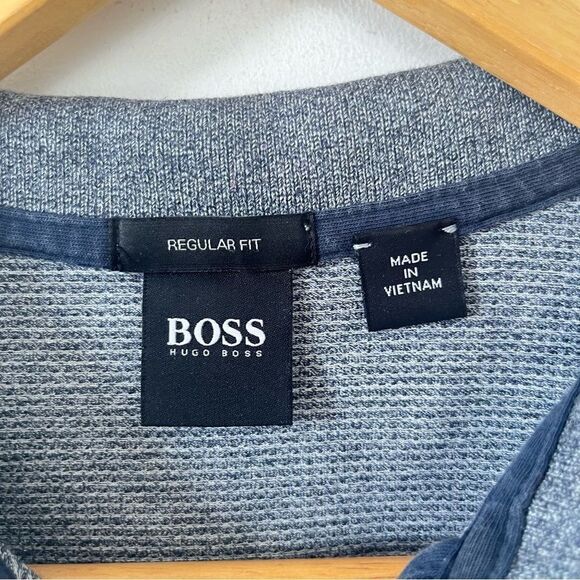 Hugo Boss Charcoal "Paddy 2" Golf Polo Short Sleeve Shirt - Picture 4 of 8